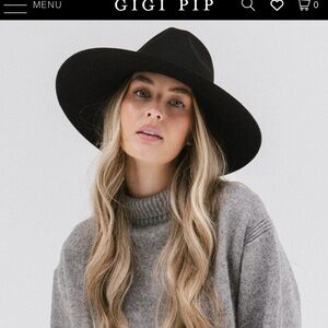 Gigi Pip Scottie wide brim fedora
